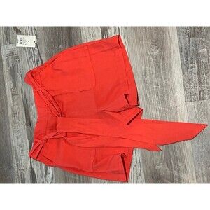 Women’s Shorts Paper Bag Tie Loose Dress Shorts size M a new day